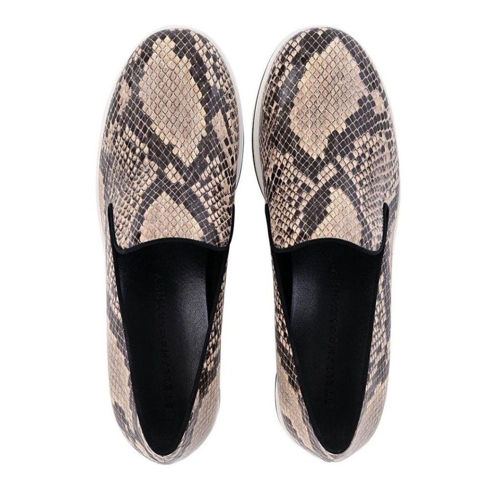 Stella McCartney BRAND NEW, In Box with Dust Bag VEGAN Python Slip-On's - Picture 8 of 8